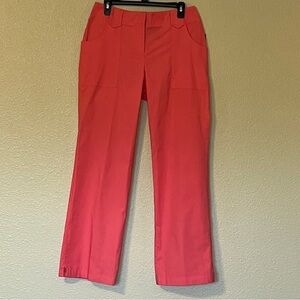 Jones Wear Sport Women’s Size 8 Coral Pink Straight Leg Stretch Pants